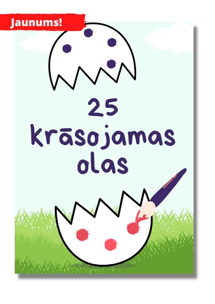 25 krāsojamas olas