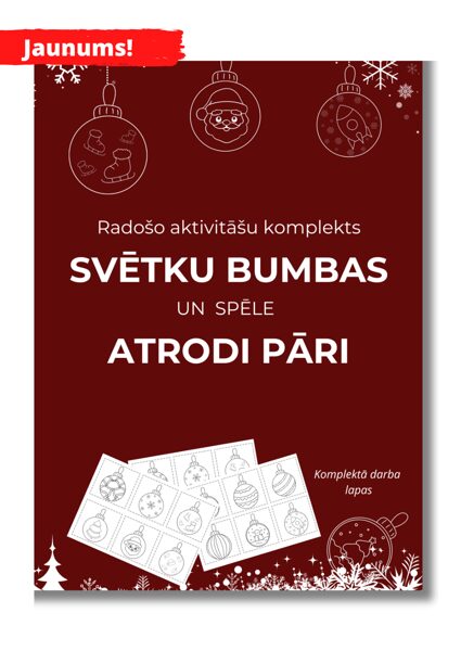 Radošo aktivitāšu komplekts "Svētku bumbas"