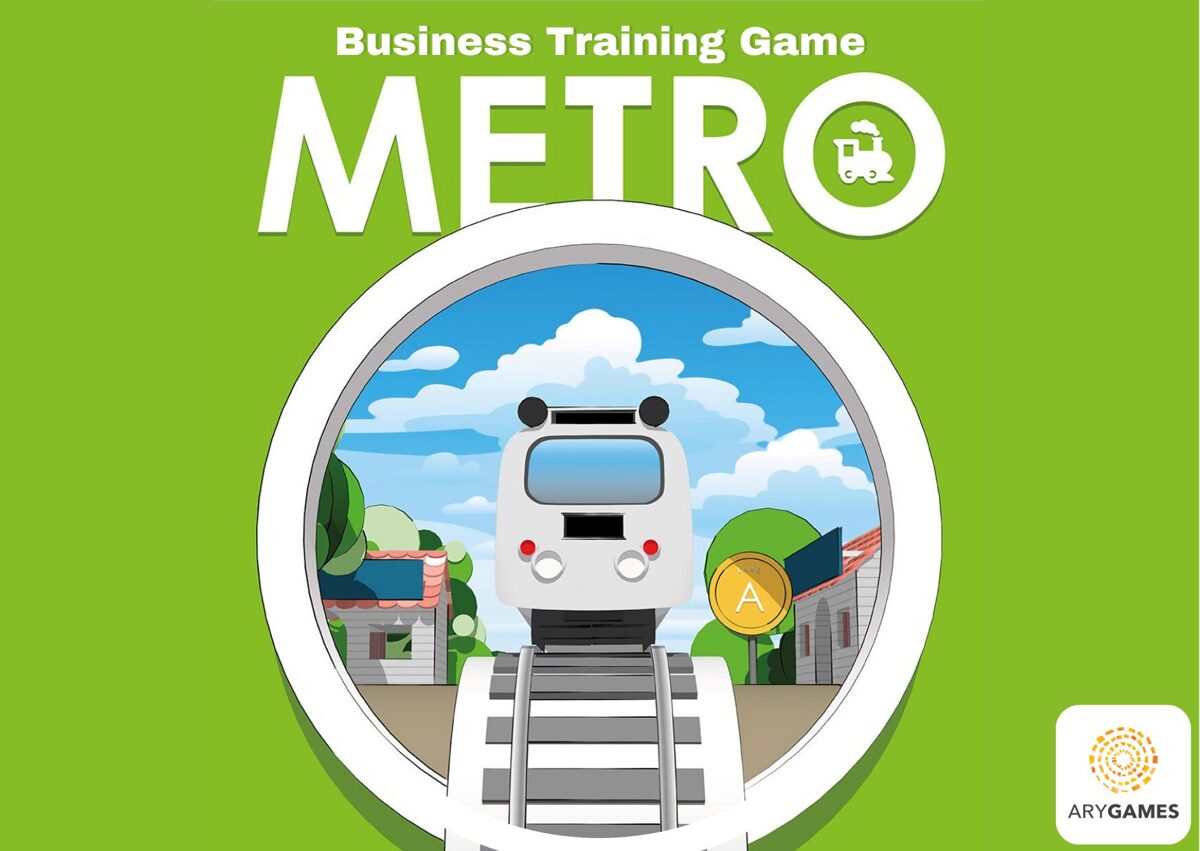 Business Learning game Metro game author Krista Grike board game